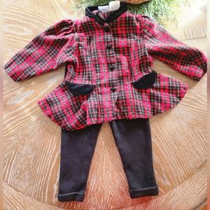 Vintage Hartstrings Baby‎ Christmas outfit 18-24 months.